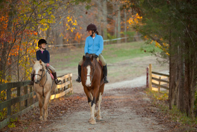 teaching children to ride